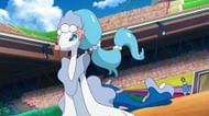 Lana's Primarina in the anime (Image via The Pokemon Company)